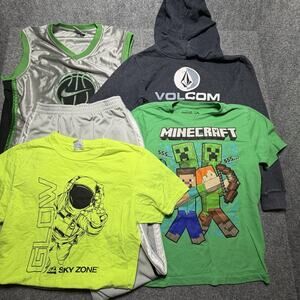 Boys Youth (5 pc) Clothing Lot (Size Youth M/L) Nike Jersey, Hoodie, Sweats +